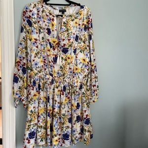Floral Banana Republic dress